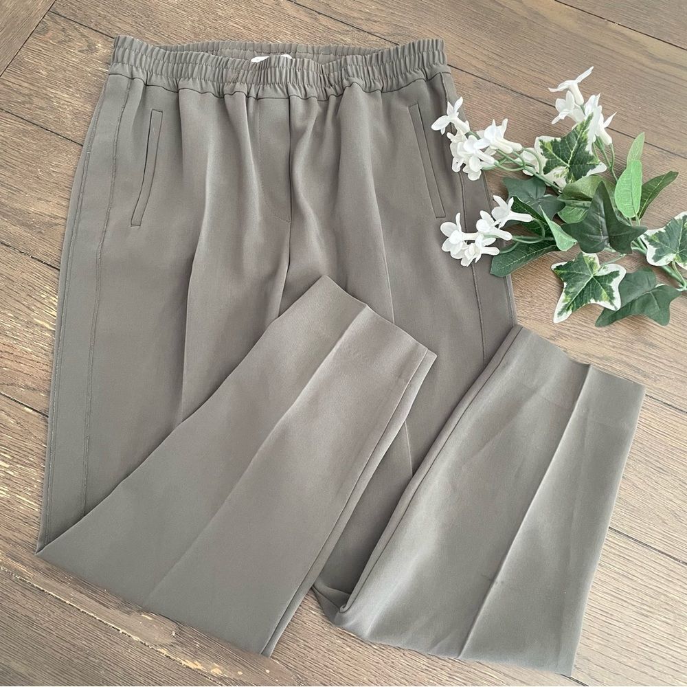 St. Emile Olive Green‎ Jackie Pull On Elastic Waist Comfy Pants size 10 NEW